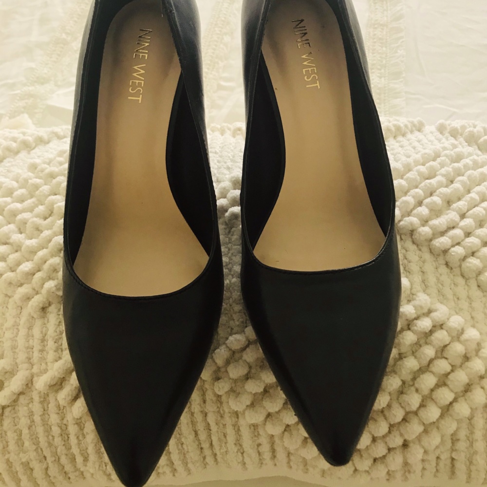 Nine West, black heels